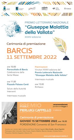 Premio Giuseppe Malattia della Vallata 2022